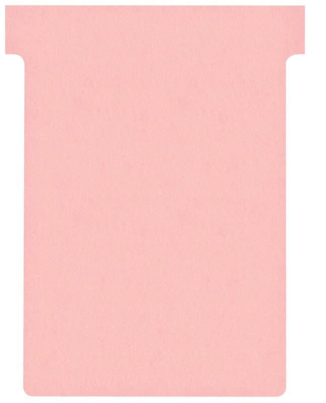 Nobo T-insteekkaarten maat 3 Roze 8 x 12 cm 100 Stuks