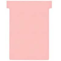 Nobo T-insteekkaarten maat 3 Roze 8 x 12 cm 100 Stuks