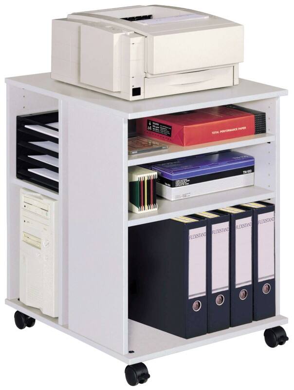 DURABLE Printerstandaard Lichtgrijs Gemelamineerd hout 528 x 592 x 748 mm