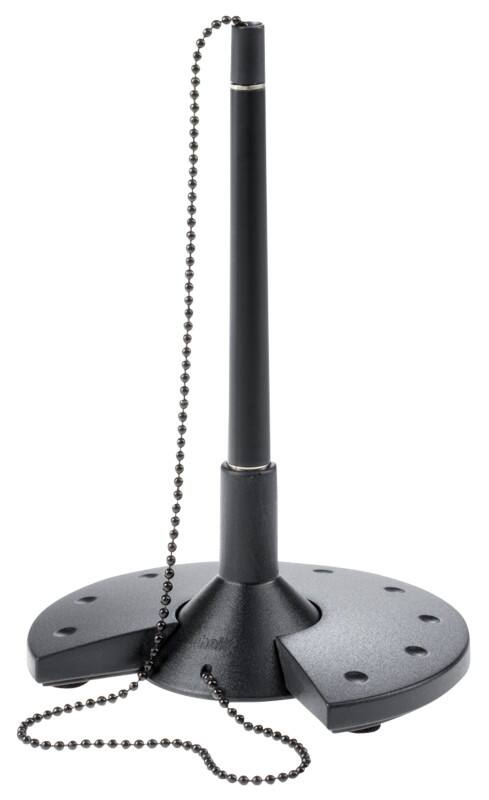 helit Niet-intrekbaar Penstandaard - Medium Zwart