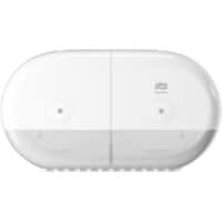 Tork SmartOne Twin Mini toiletpapierdispenser wit T9 hoge capaciteit Elevation-lijn 682000