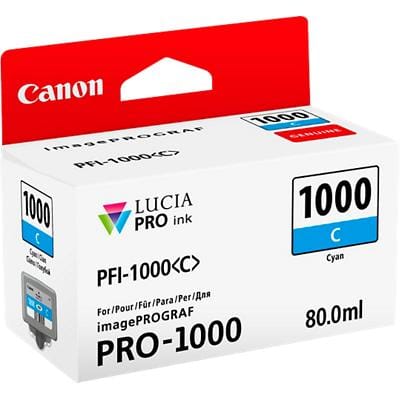 Canon PFI-1000C Origineel Inktcartridge Cyaan