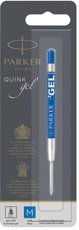 Parker Blister Balpen gel navulling Blauw