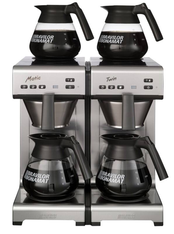 Bravilor Bonamat Koffiezetapparaat Matic Twin Donkergrijs