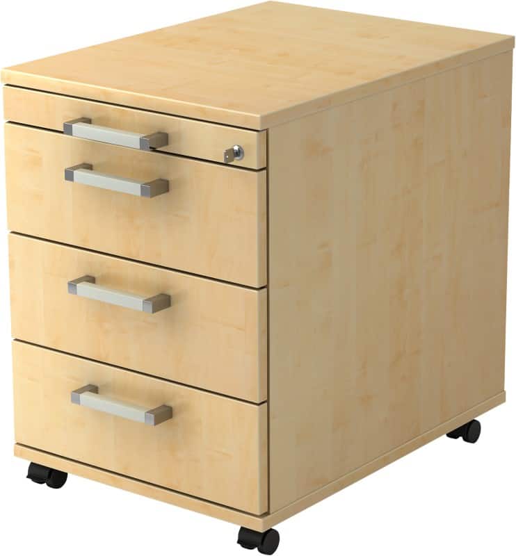 Hammerbacher Mobiel ladeblok VAC30/3/3/CE Esdoorn 428 x 580 x 590 mm