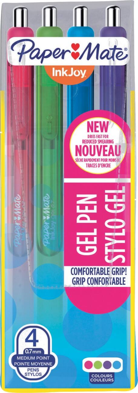 PaperMate InkJoy Gelpen 0.7 mm Kleurenassortiment 4 Stuks