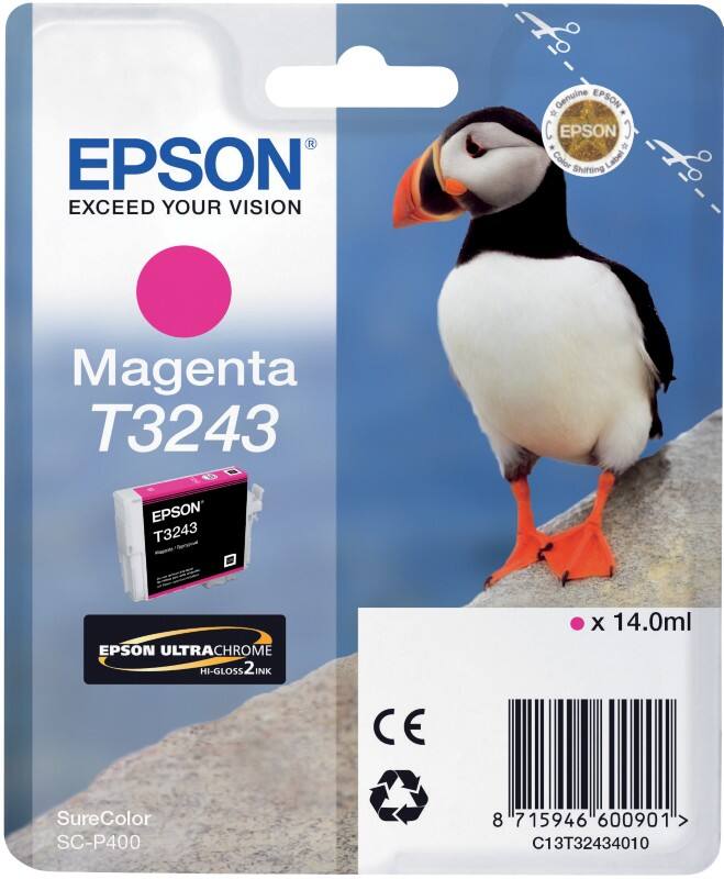 Epson T3243 Origineel Inktcartridge T3243 Magenta