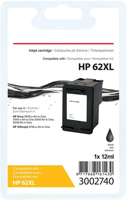 Viking 62XL compatibele HP inktcartridge C2P05AE zwart