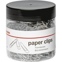 Office Depot Paperclips Rond 33 mm Zilver Gegalvaniseerd staal 500 Stuks
