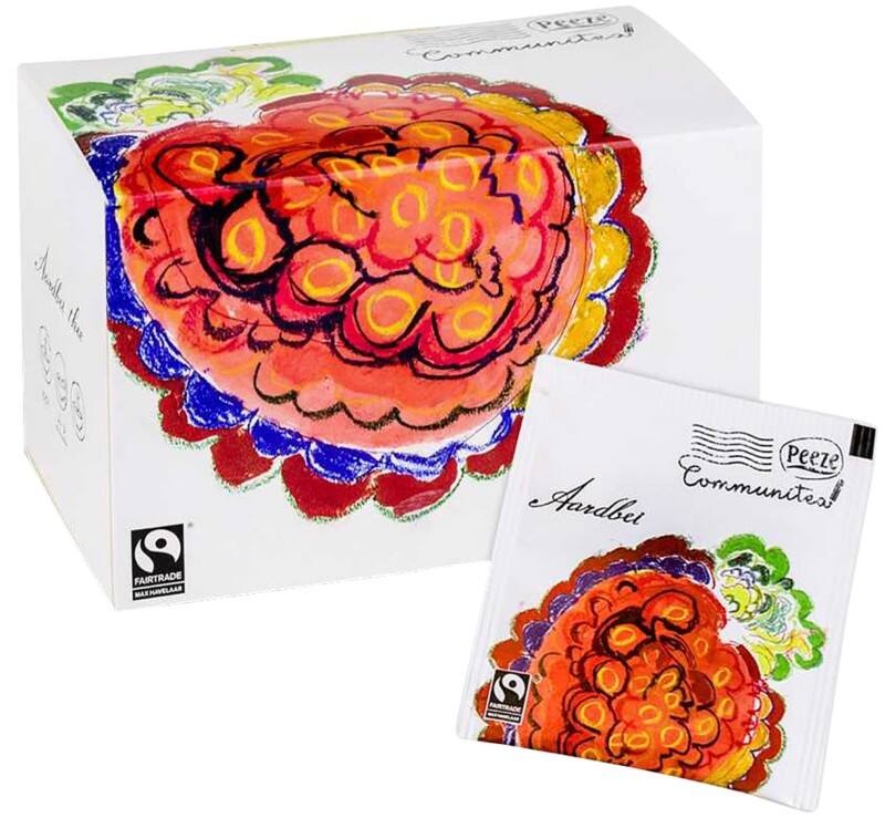 PEEZE Aardbei Thee 20 Stuks à 3.5 g