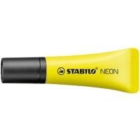 STABILO Neon 72/24 Markeerstift Geel Breed Beitelpunt 2 - 5 mm
