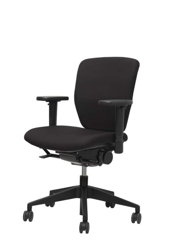 Schaffenburg Ergonomische stoel Synchroonmechanisme In hoogte verstelbare armleuning In hoogte verstelbare zitting Zwart 130 kg NPR1813