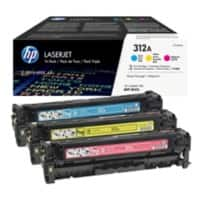 HP 312A originele tonercartridge CF440AM cyaan, magenta, geel multipak 3 stuks