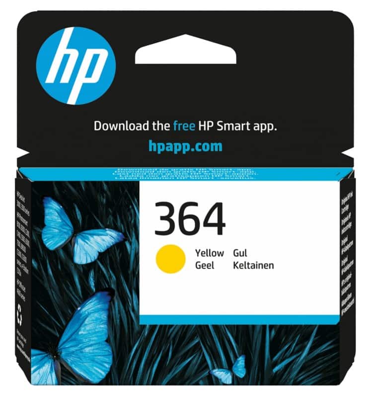 HP 364 Origineel Inktcartridge CB320EE Geel