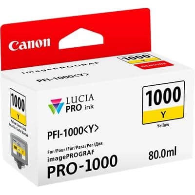 Canon PFI-1000Y Origineel Inktcartridge Geel