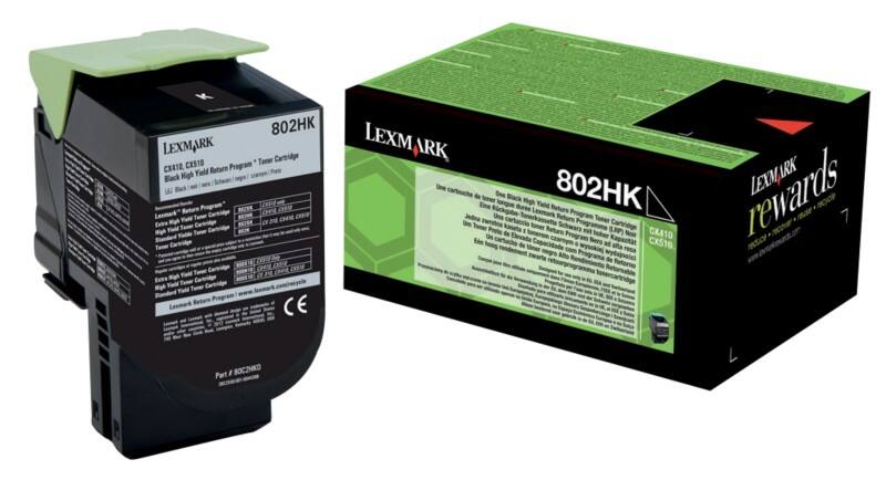 Lexmark Origineel Tonercartridge 80C2HK0 Zwart