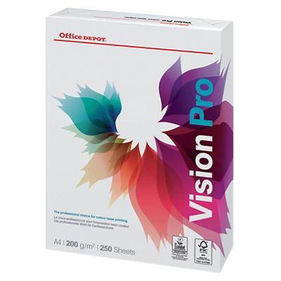 Office Depot Vision Pro print-/ kopieerpapier A4 200 gram Wit 250 vellen