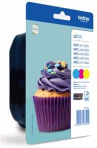 Brother LC123 Origineel Inktcartridge Cyaan, magenta, geel Multipack 3 Stuks