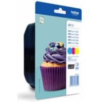 Brother LC123 Origineel Inktcartridge Cyaan, magenta, geel Multipack 3 Stuks