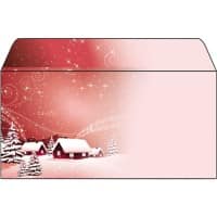 Sigel Silent Night Enveloppen 11 x 22 cm Kleurenassortiment 50 Stuks