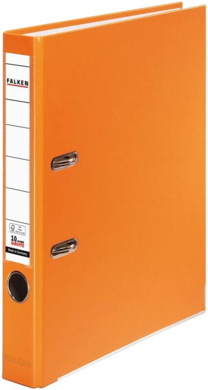 Falken PP-Color Smal Ordner A4 50 mm Oranje 2 Ringen Kunststof