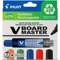 Pilot V-Board Master Whiteboardmarker Ronde punt 2.3 mm Kleurenassortiment 5 Stuks