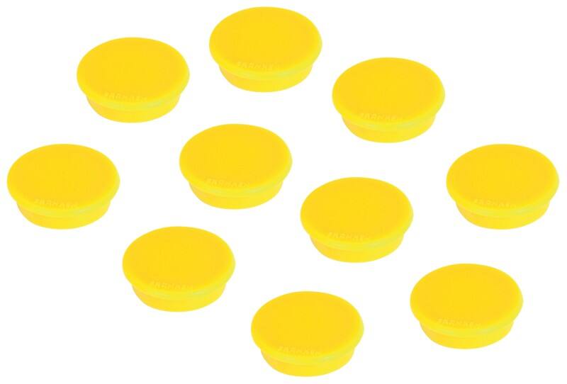 Franken Magneten HMS3604 Geel 3,8 cm 10 Stuks