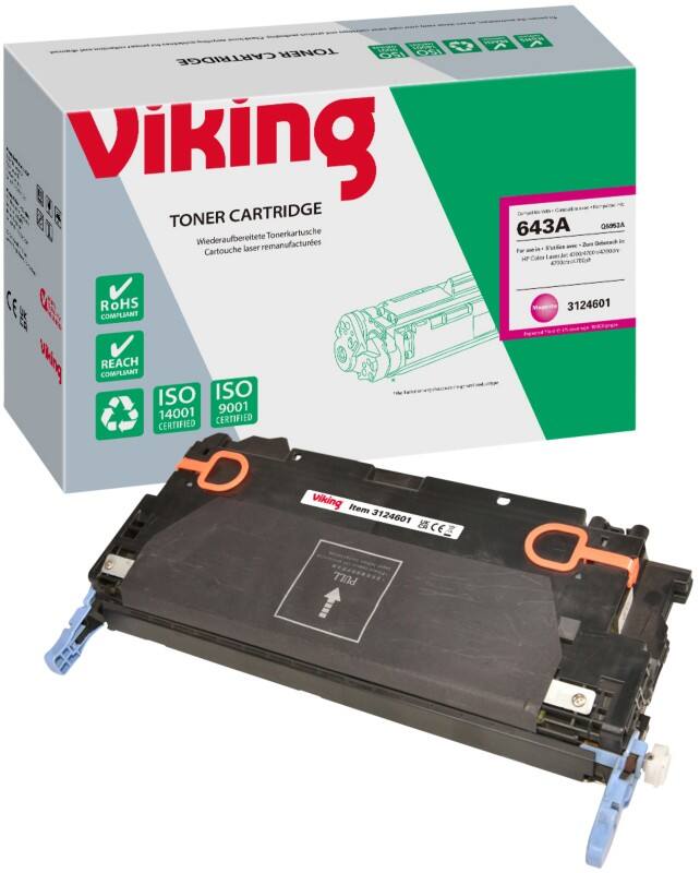 Viking 643A compatibele HP tonercartridge Q5953A magenta