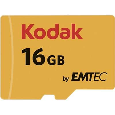 Kodak Micro SDHC Geheugenkaart UHS-I U1 16 GB