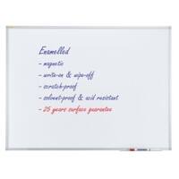 Franken Wandmontage Magnetisch Whiteboard Emaille Valueline 150 x 100 cm