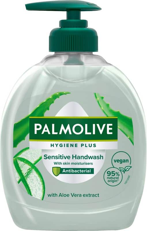 Palmolive Hygiene Plus Handzeep Pomp Antibacterieel Vloeibaar Aloe Vera Groen 150290 300 ml