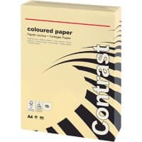 Office Depot gekleurd print-/ kopieerpapier A4 80 gram Pastel crème 500 vellen