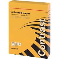 Office Depot gekleurd print-/ kopieerpapier A4 80 gram Oranje 500 vellen