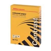 Office Depot gekleurd print-/ kopieerpapier A4 160 gram Oranje 250 vellen