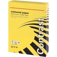 Office Depot Intens gekleurd print-/ kopieerpapier A4 160 gram Geel 250 vellen