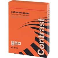 Office Depot A4 Gekleurd papier Rood 160 g/m² Glad 250 Vellen