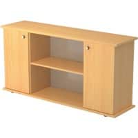 Hammerbacher Future Wandkast Gemelamineerde spaanplaat 1 Plank 1.660 x 440 x 840 mm Beuken Bruin