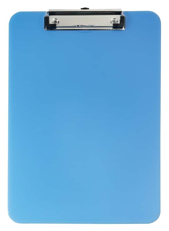 Viking klembord A4 PS (polystyreen) blauw staand