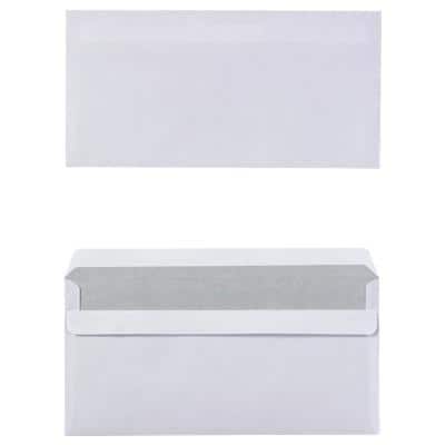 Viking enveloppen zonder venster DL 220 (B) x 110 (H) mm zelfklevend wit 75 g/m² 1000 stuks