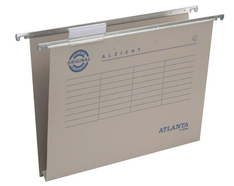 Djois Alzicht Verticale Hangmap Folio 365 mm met 30 mm bodem Grijs 25 stuks