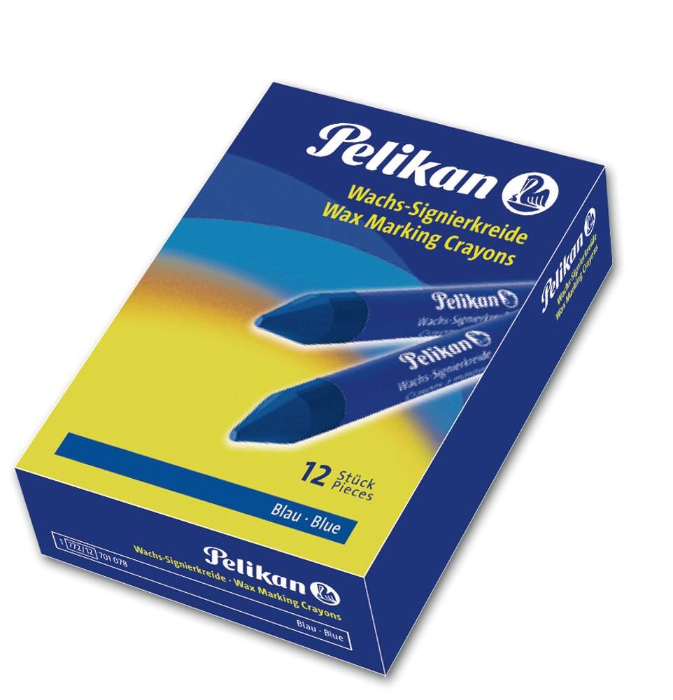 Pelikan 772 Vetkrijt Zwart 12 Stuks