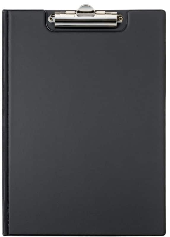 DURABLE klembordmap A4 PVC zwart staand 235701