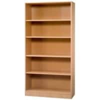 Hammerbacher Matrix Boekenkast Gemelamineerde spaanplaat 4 legborden 1.000 x 400 x 2.004 mm Beuken