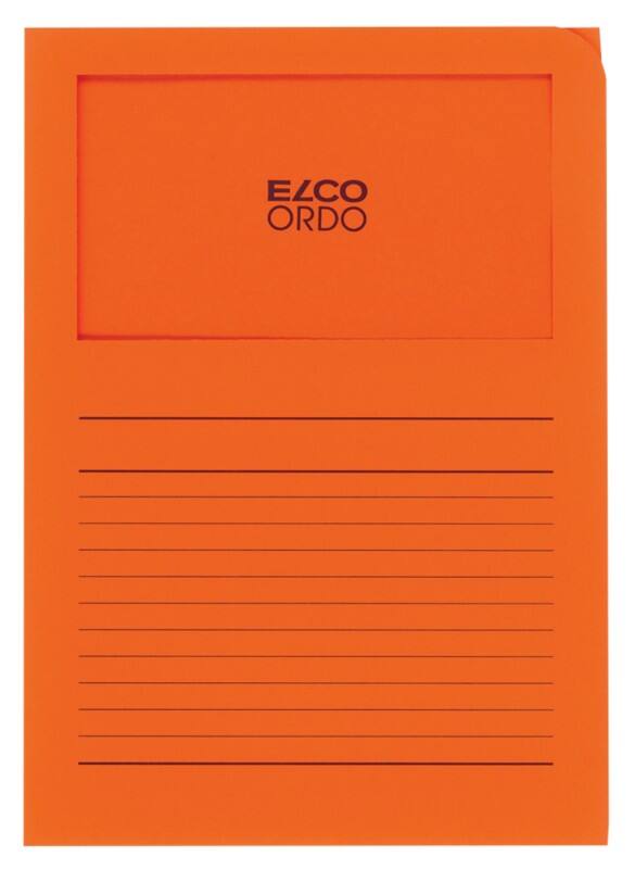 Elco Ordo Classico Sorteermap A4 Oranje Papier 120 g/m² 100 Stuks