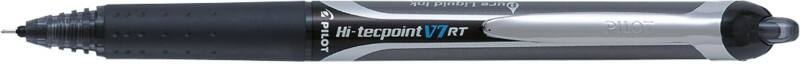 Pilot Hi-Tecpoint RT Intrekbaar Rollerballpen Zwart 0,4 mm Medium Naaldpunt Navulbaar