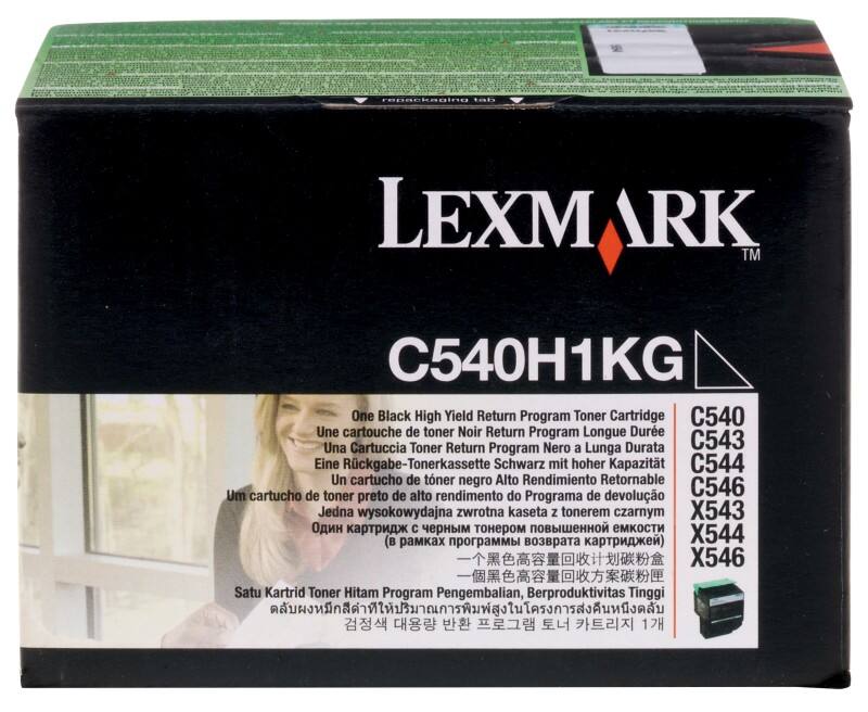 Lexmark Origineel Tonercartridge C540H1KG Zwart