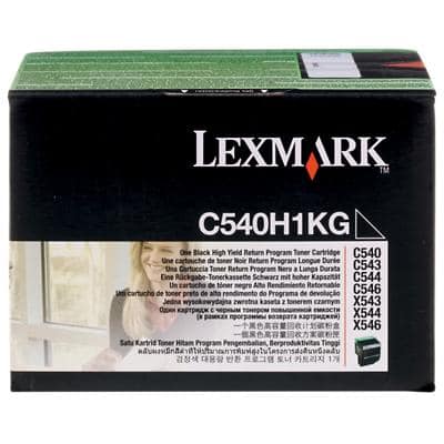 Lexmark C540H1KG Origineel Tonercartridge Zwart