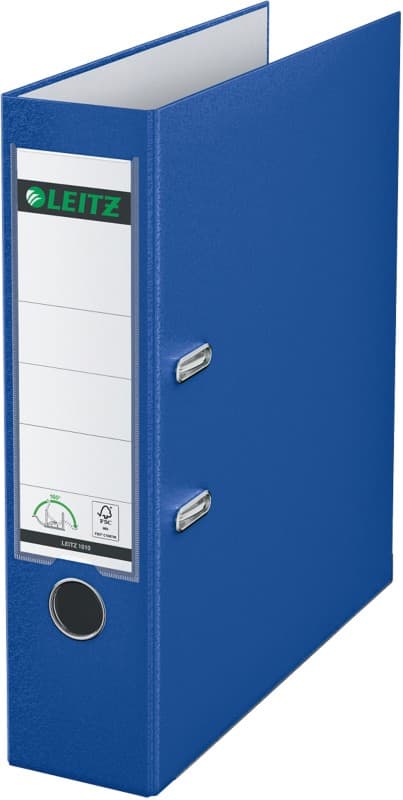 Leitz 180° Breed Ordner A4 82 mm Donkerblauw 2 Ringen 1010 Kunststof Glad Staand