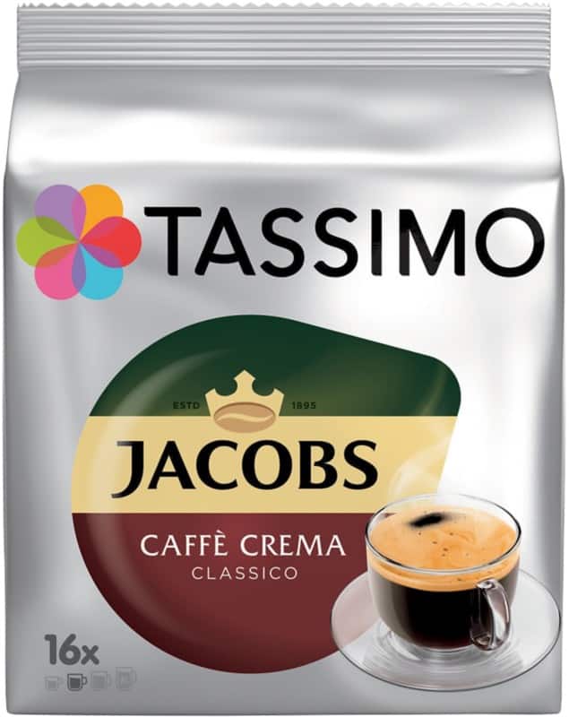 Tassimo Caffe Crema Classico Koffiecups 7 g Pak van 16 stuks