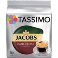 Tassimo Caffe Crema Classico Koffiecups 7 g Pak van 16 stuks